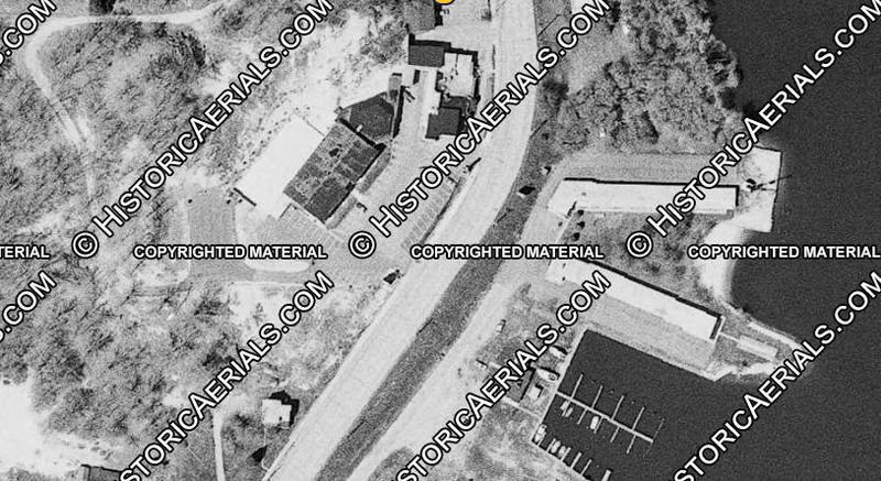 Moonlite Motel - 1977 Aerial (newer photo)
